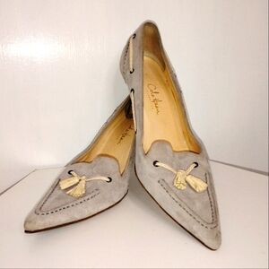 COLE HAAN COLLECTION DOVE GRAY SUEDE SHOES